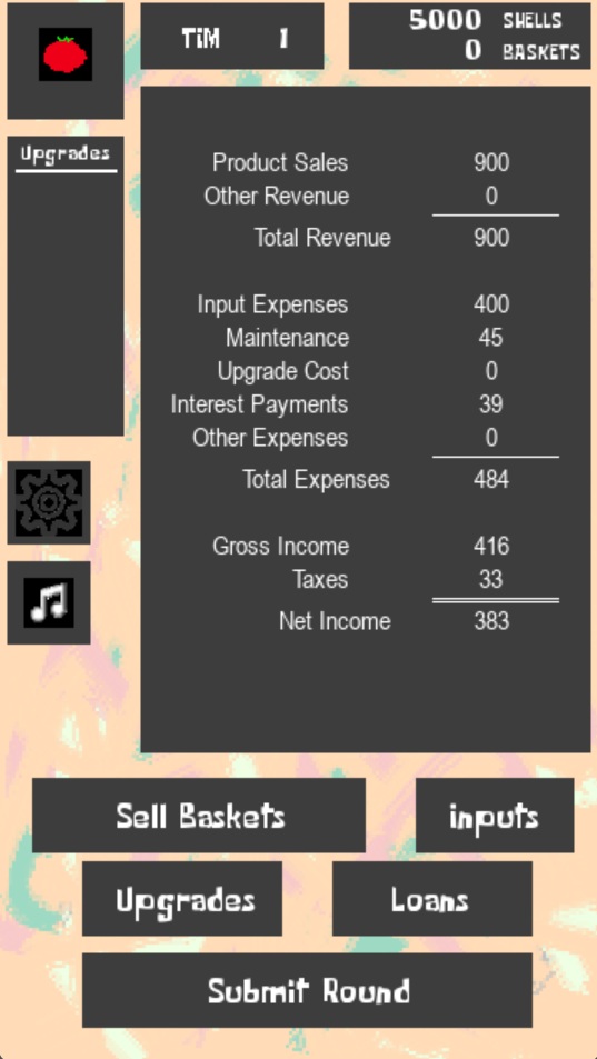 Capital Cultivations Gameplay Page